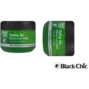 10x Black chic Styling Gel Maximum Hold for Strong Styles All Hair Types  (250 ml)